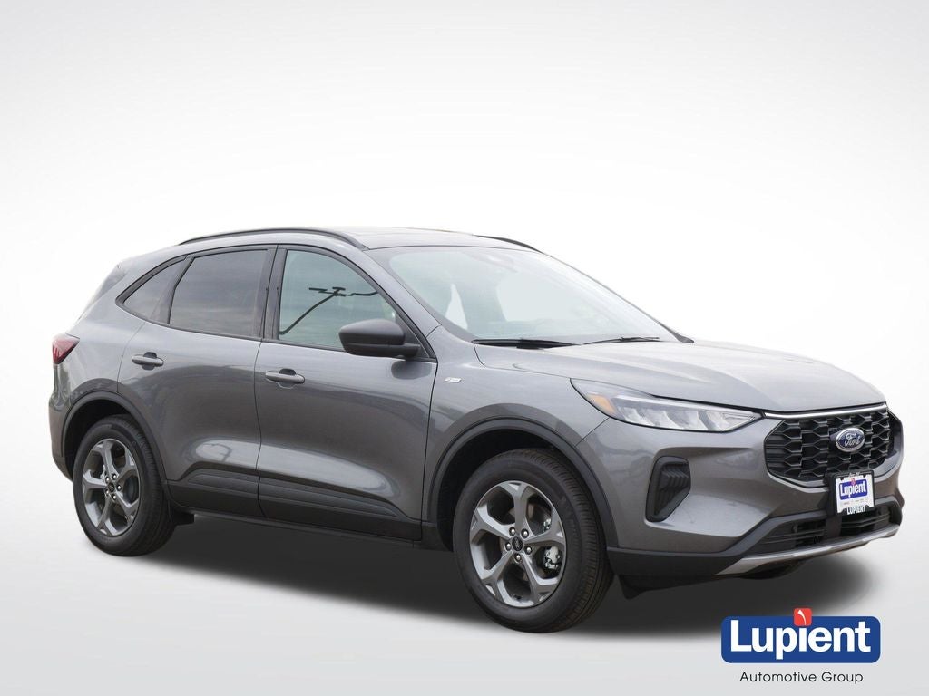 2026 Ford Escape ST-Line in Gray Metallic — front three-quarter view