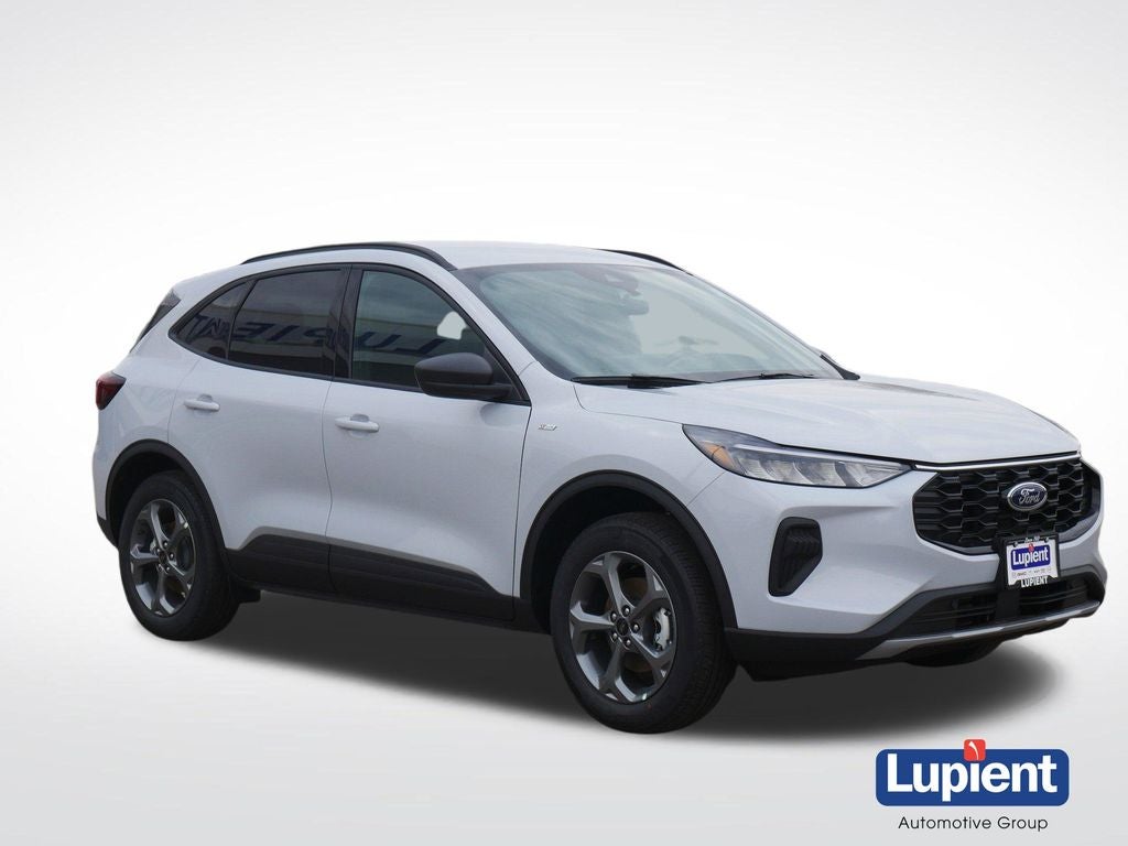 2026 Ford Escape ST-Line in Silver Metallic — front three-quarter view