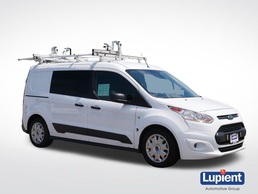 2018 Ford Transit Connect XLT in Frozen White — front three-quarter view
